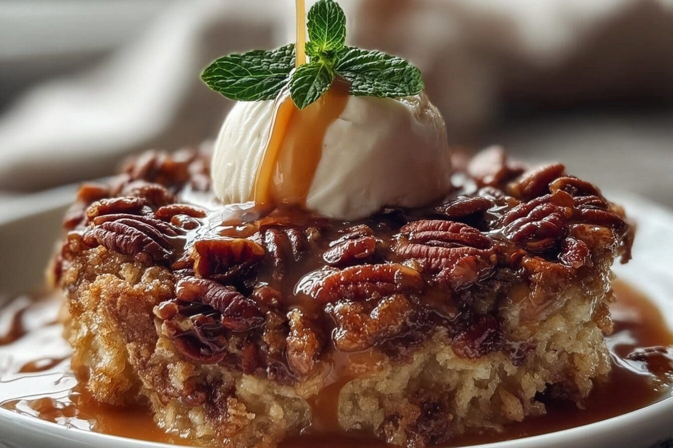 Pecan Pie Dump Cake