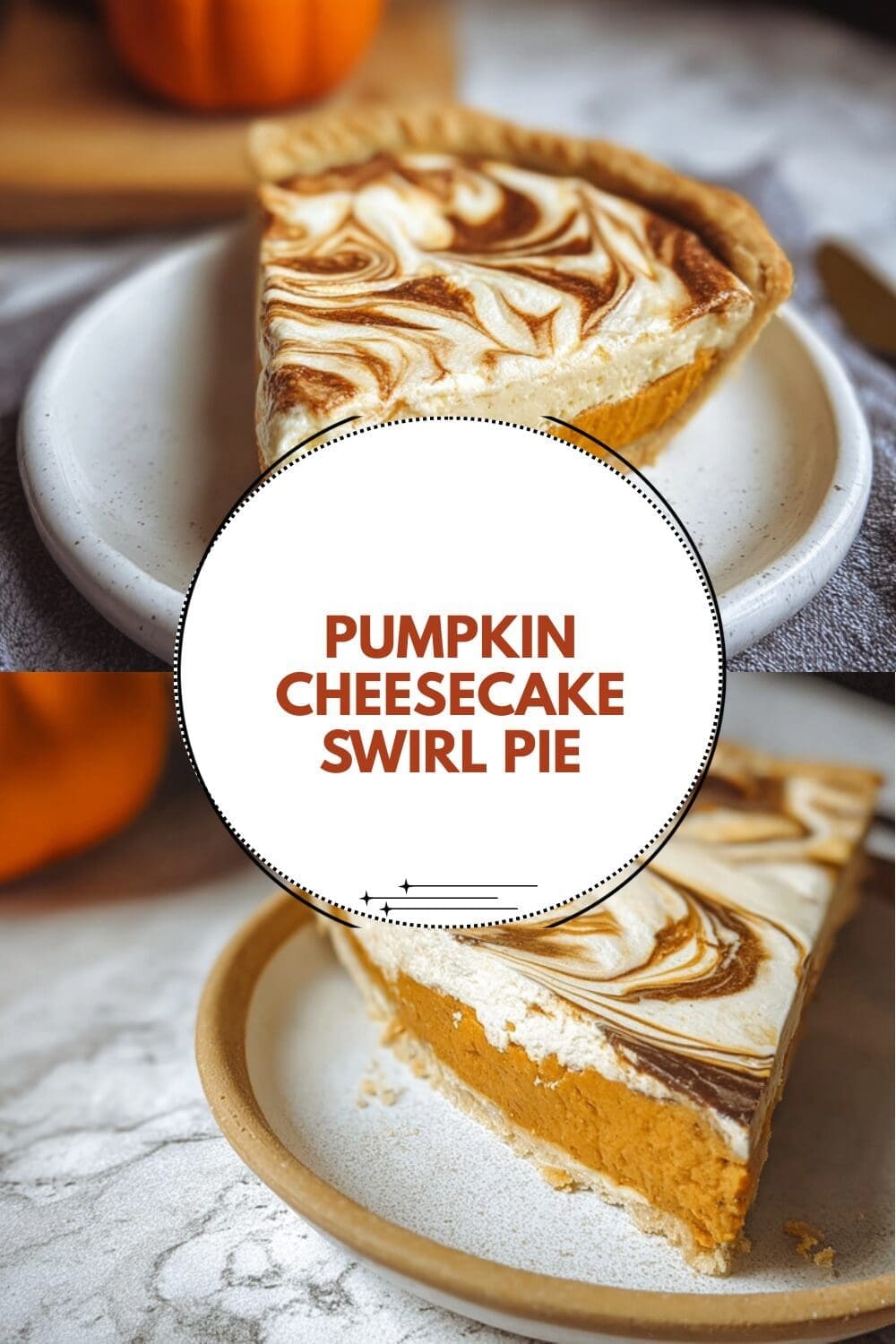 Pumpkin Cheesecake Pie Recipes For Creamy And Spiced Autumn Desserts 7 Pumpkin Cheesecake Swirl Pie