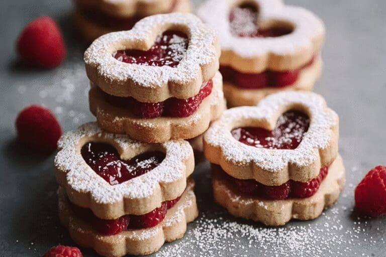 Raspberry Jam Linzer Cookies With Almonds 8 Raspberry Almond Linzer Cookies 64.Png