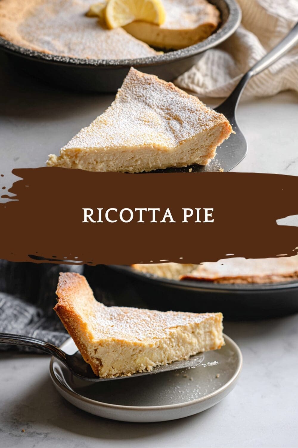 Ricotta Pie Recipe Easy And Creamy Traditional Italian Style 7 Ricotta Pie