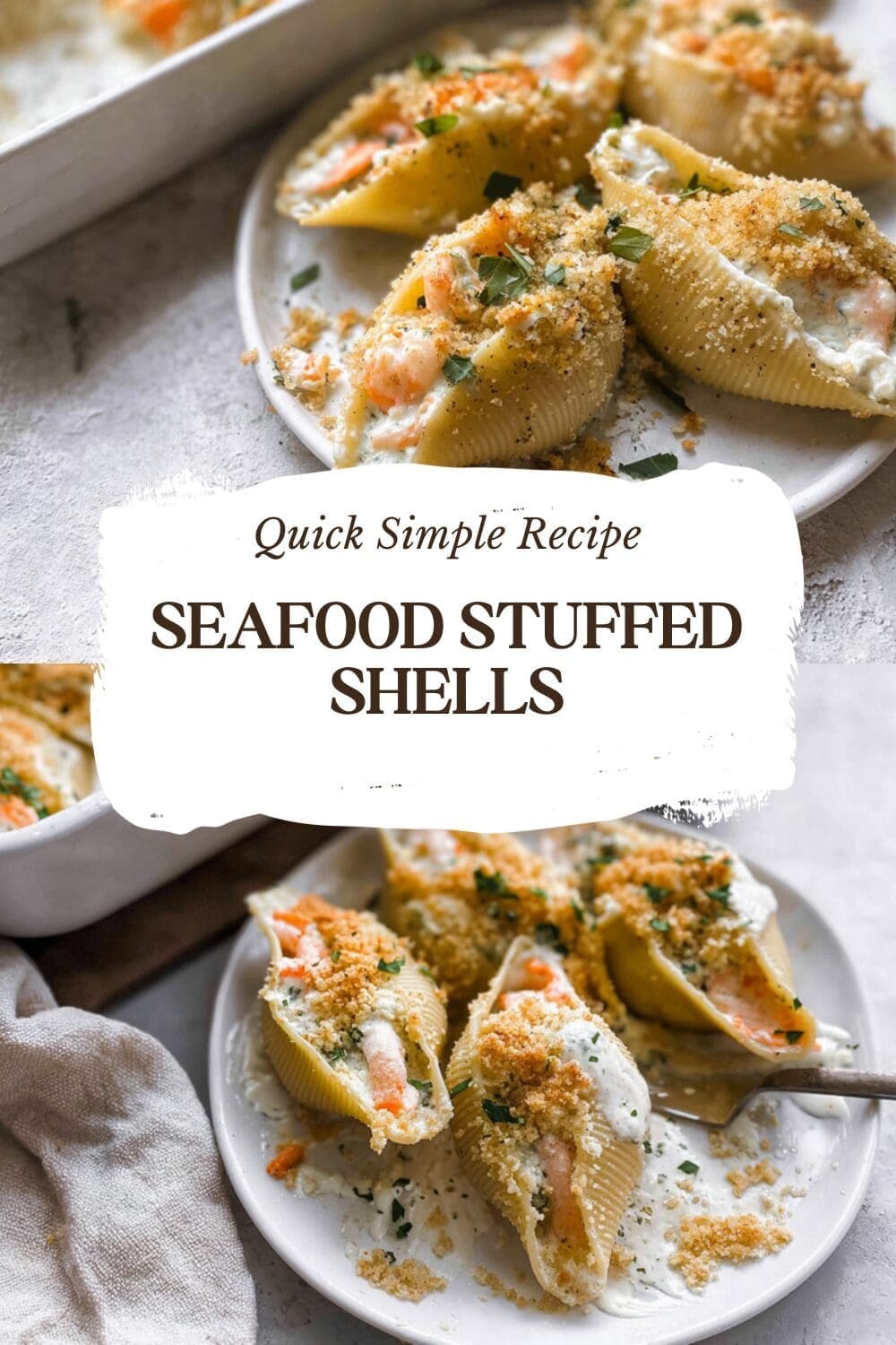 Seafood-Stuffed Shells Recipe With Creamy Cheese And Savory Herbs 7 Seafood Stuffed Shells