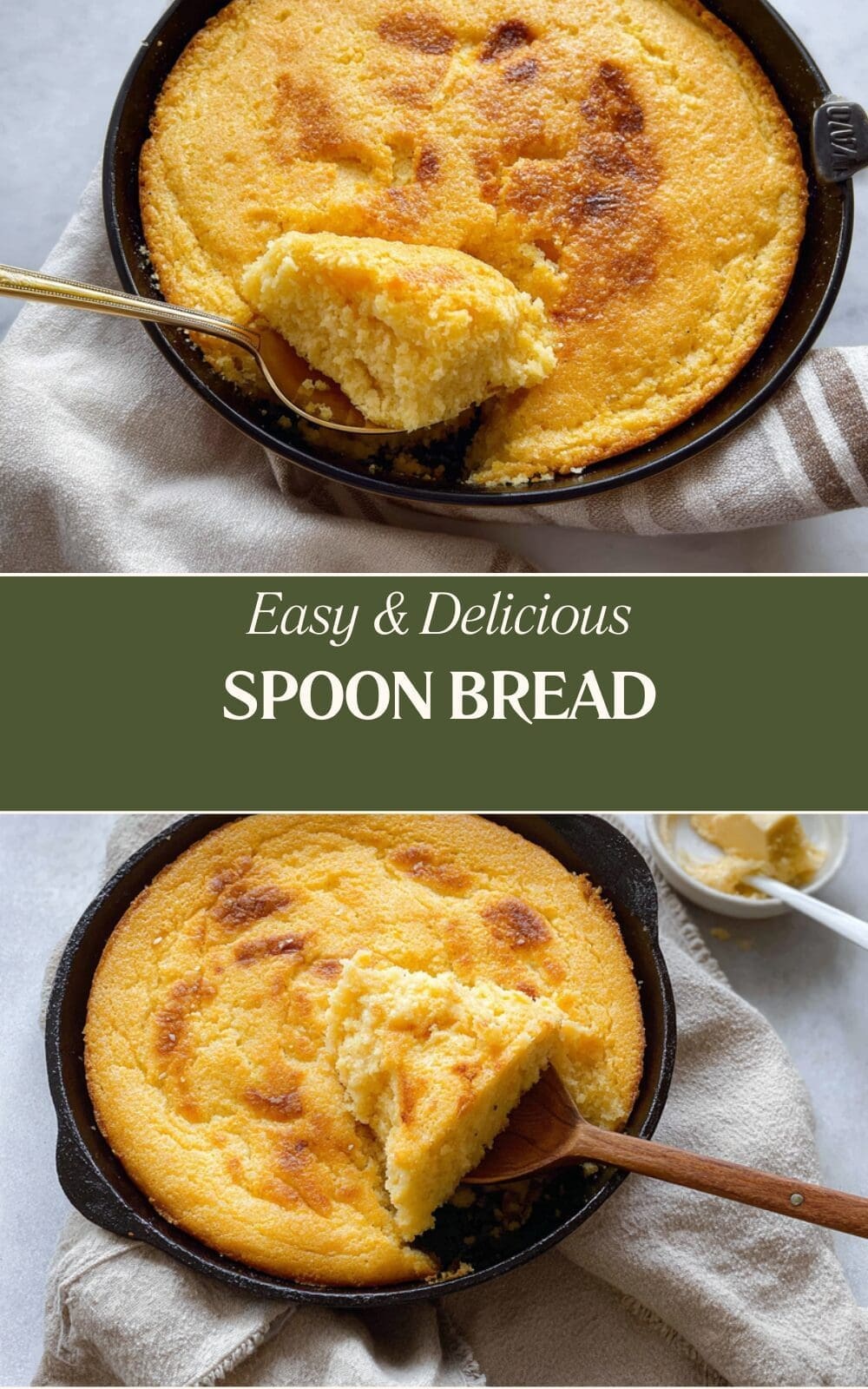 Southern Spoon Bread Recipe For Soft, Fluffy Cornbread 7 Spoon Bread