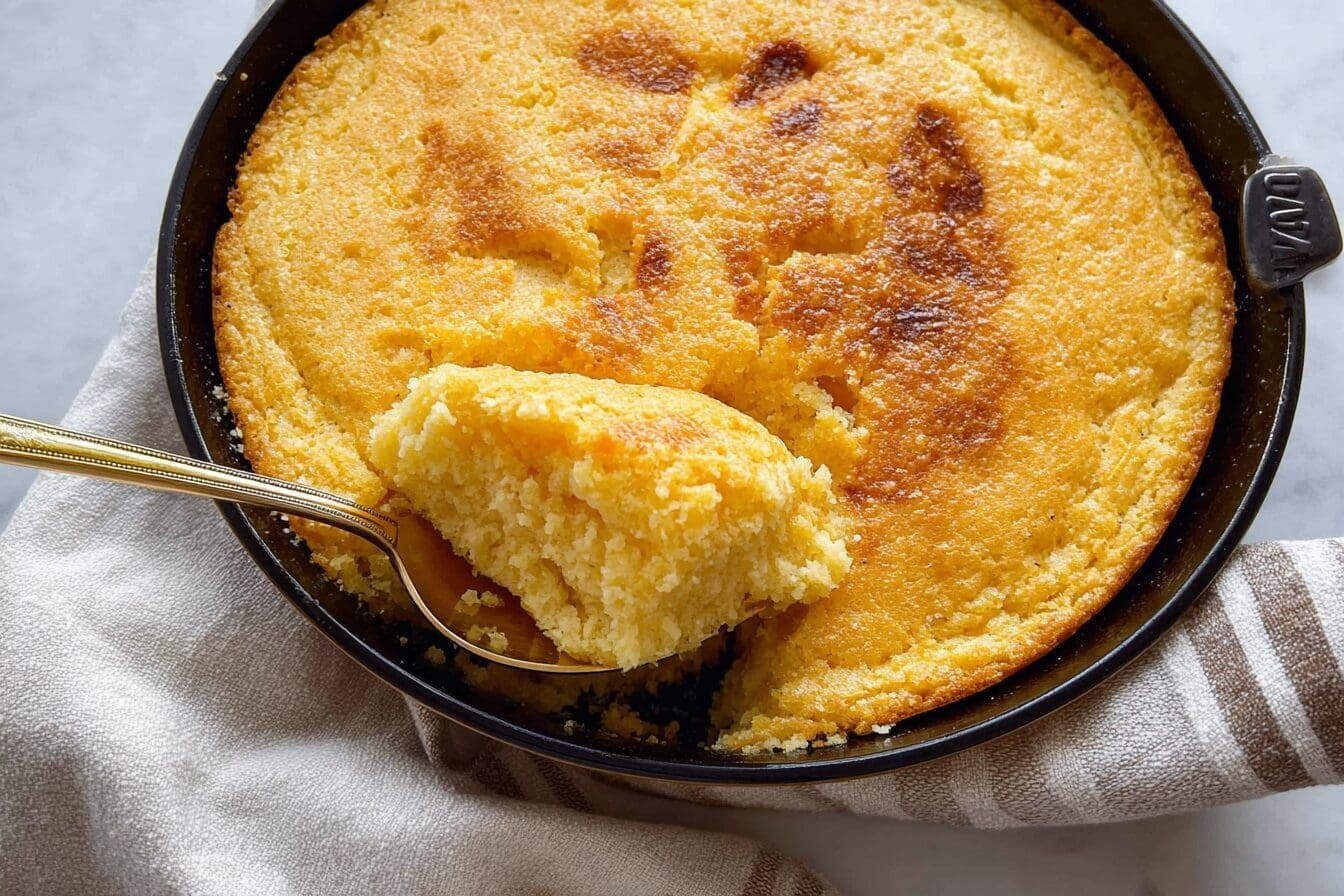 Southern Spoon Bread Recipe For Soft, Fluffy Cornbread 6 Spoon Bread
