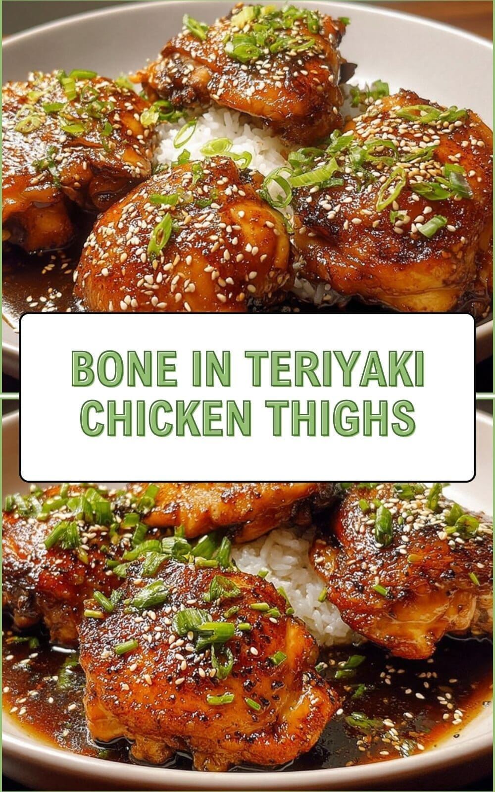 Teriyaki Chicken Thighs Baked With Sticky Sweet Sauce In 30 Minutes 7 Bone In Teriyaki Chicken Thighs