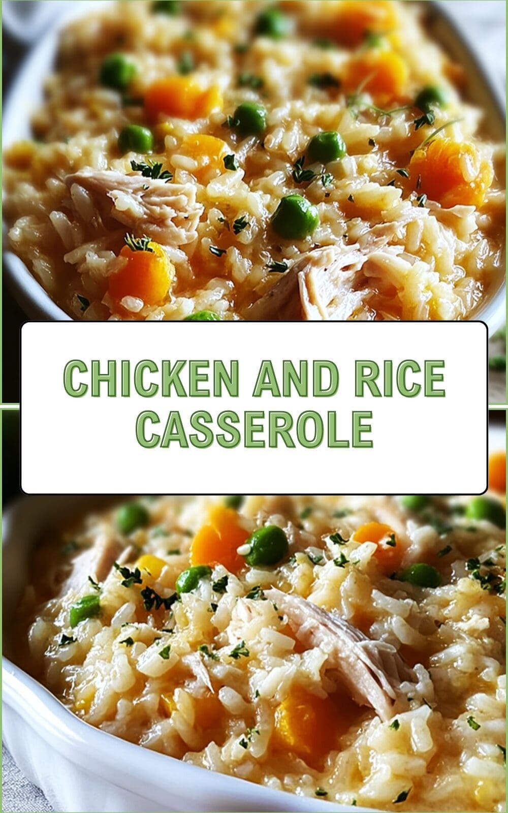 Chicken And Rice Casserole Recipe With Creamy Sauce And Seasoned Herbs 7 Chicken And Rice Casserole