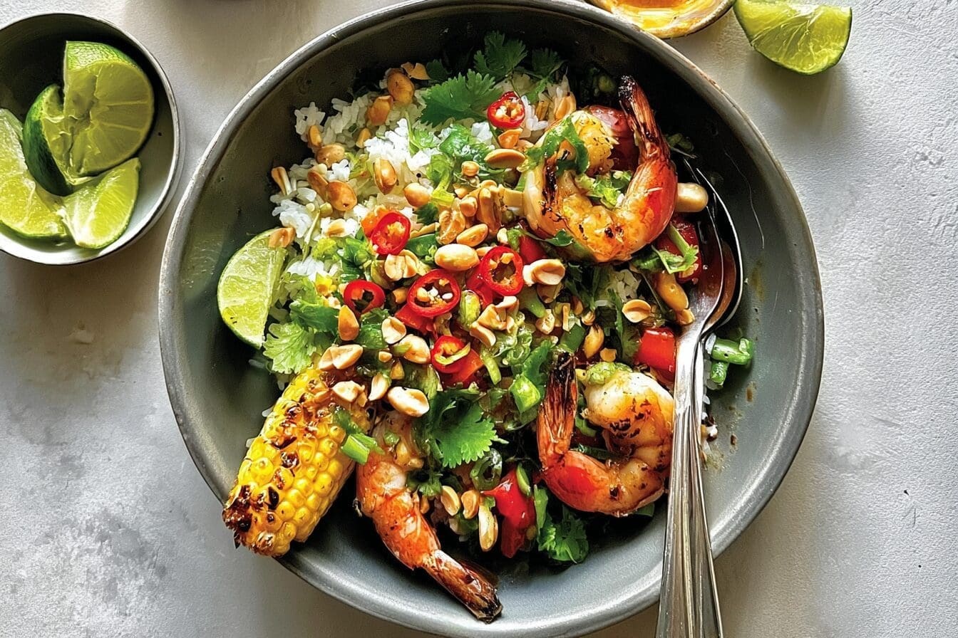 Chilli Lime Peanut Salad
