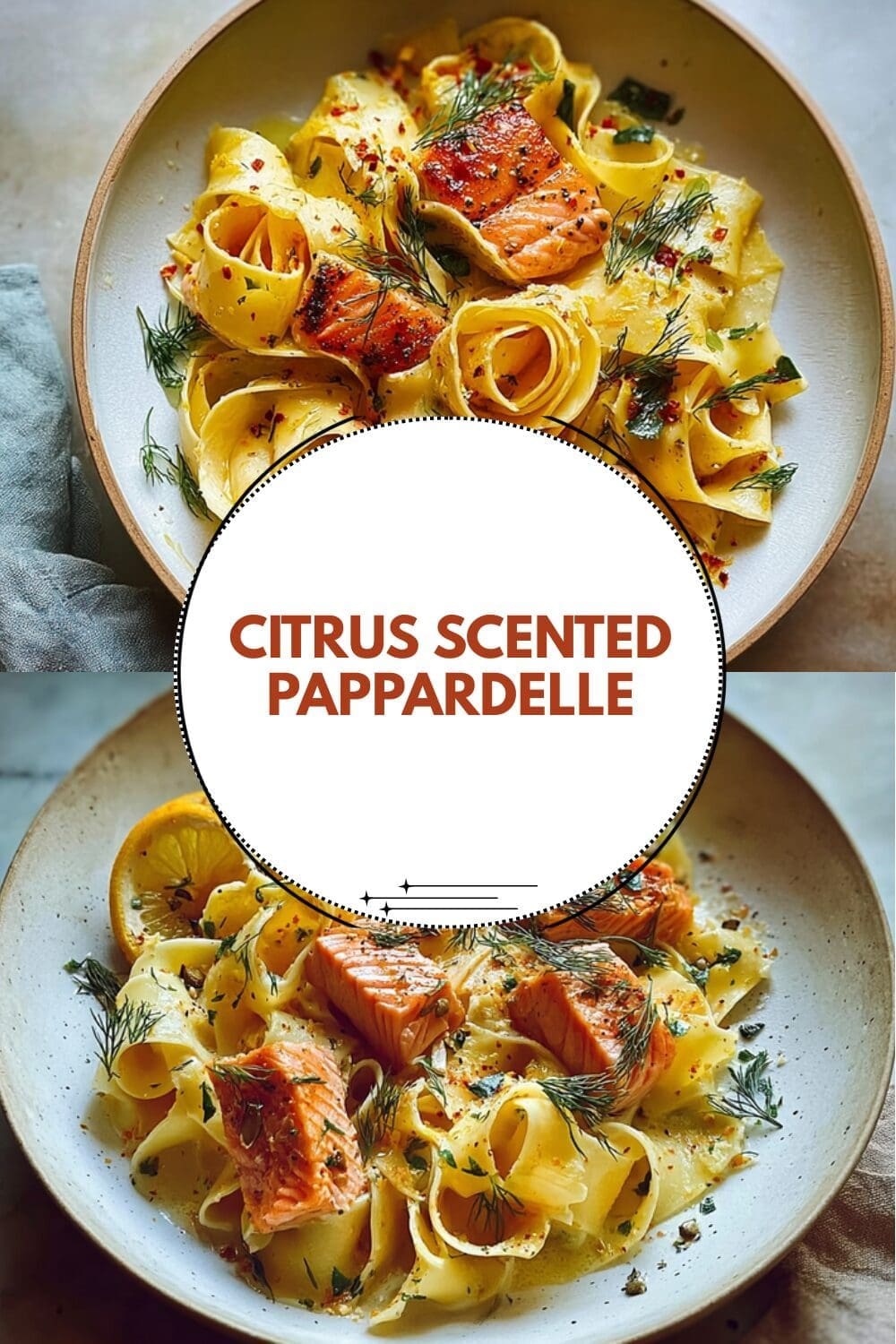 Pappardelle With Citrus And Slow-Roasted Salmon Recipe 7 Citrus Scented Pappardelle