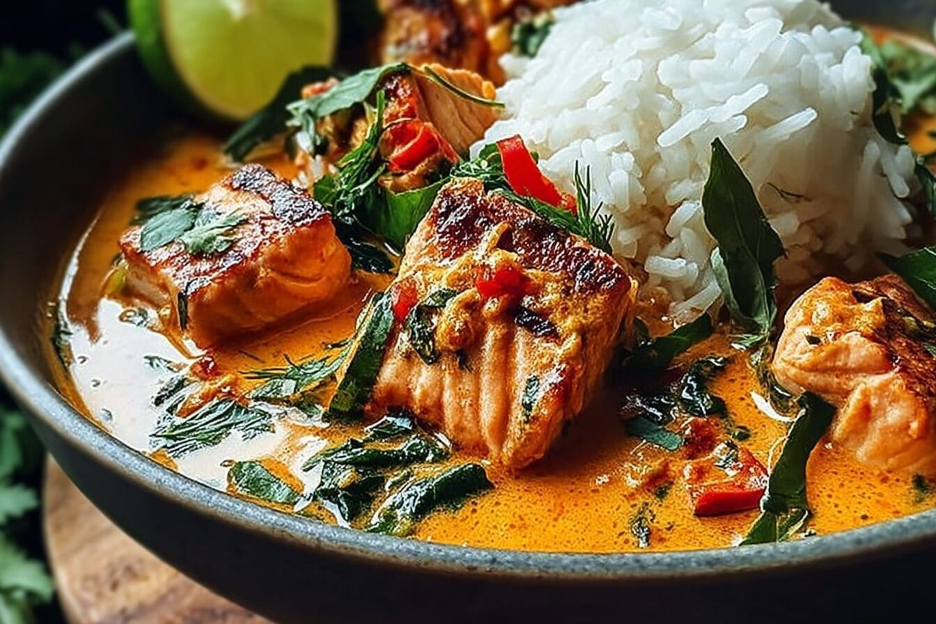 Coconut Curry Salmon Recipe With Creamy Coconut Sauce And Spices 6 Coconut Salmon Curry