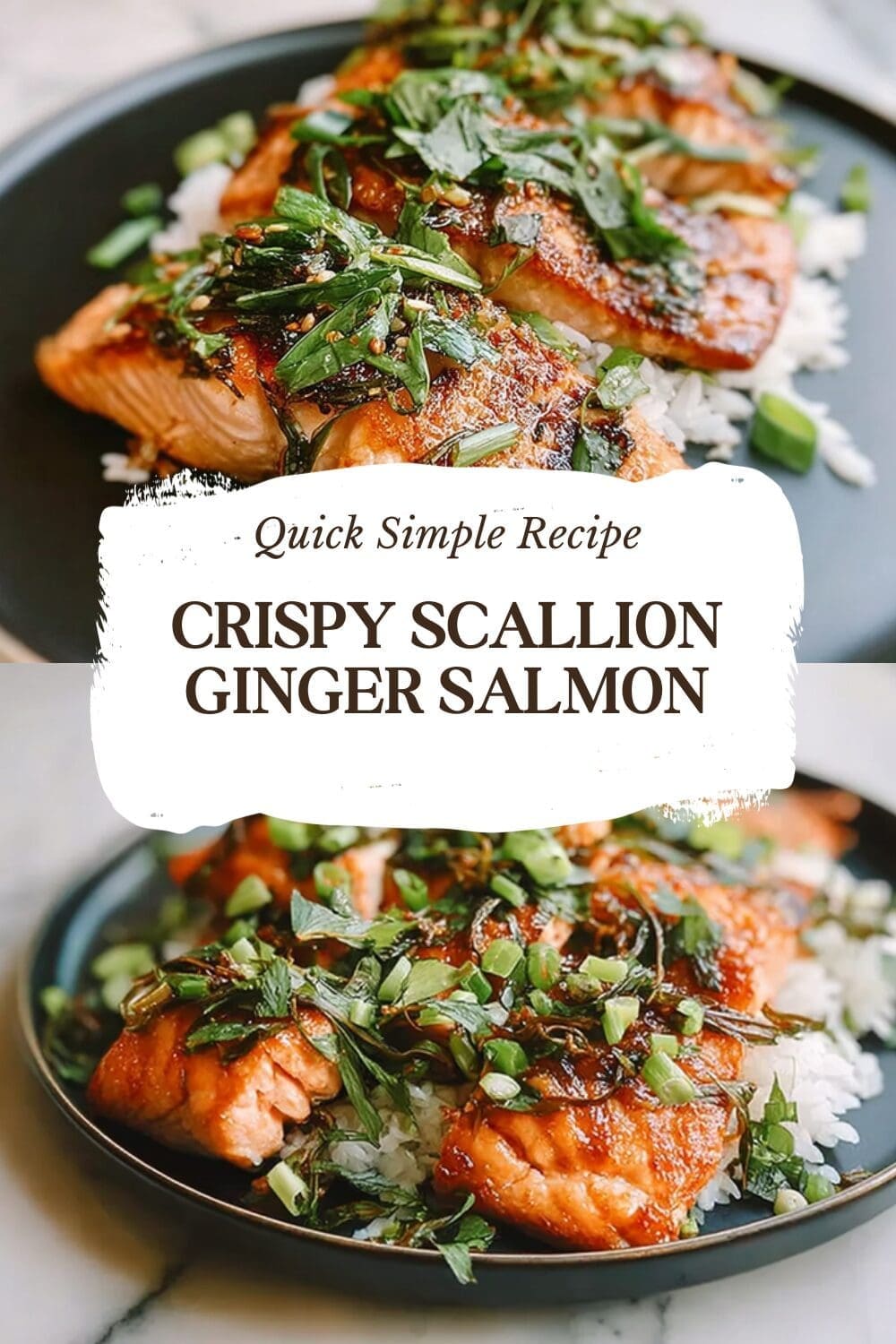 Crispy Scallion Ginger Salmon Recipe With Fresh Herb Flavor 7 Crispy Scallion Ginger Salmon