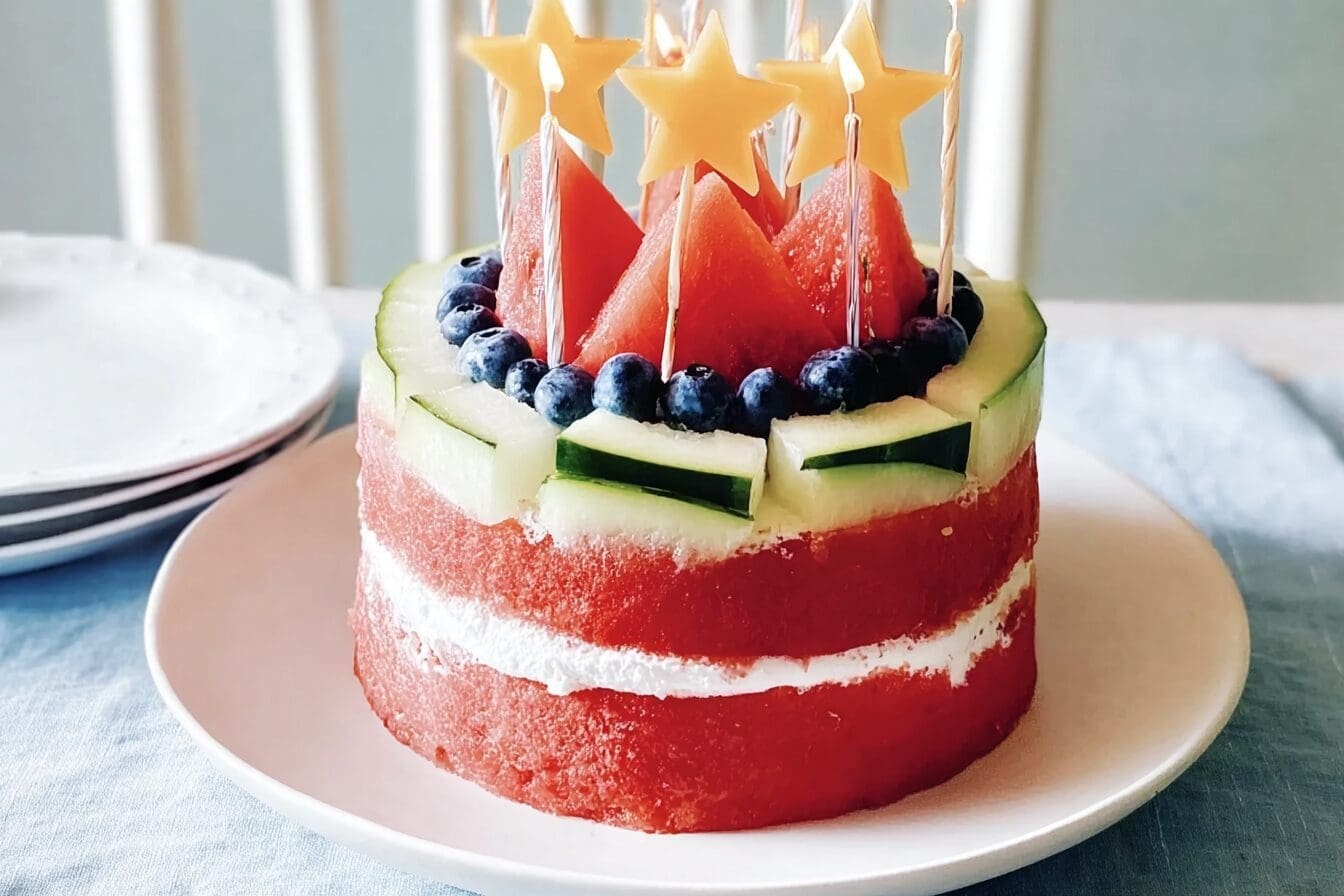 Fresh Watermelon Cake