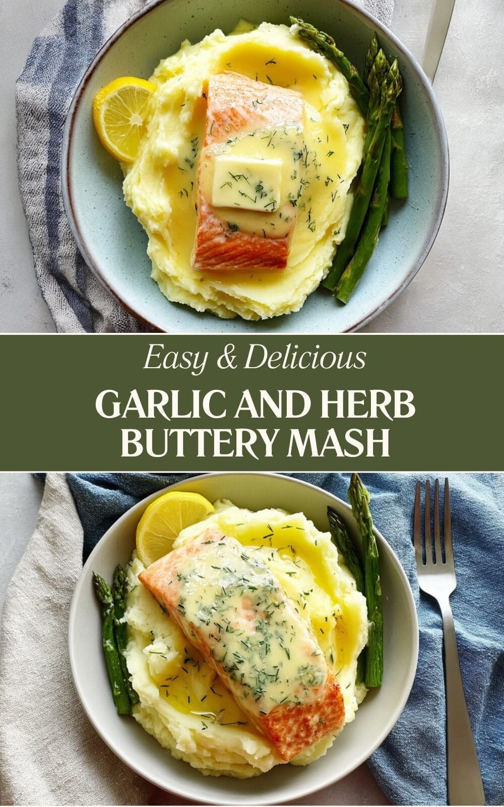 Garlic Herb Mashed Potatoes Recipe With Perfect Creamy Texture 7 Garlic And Herb Buttery Mash