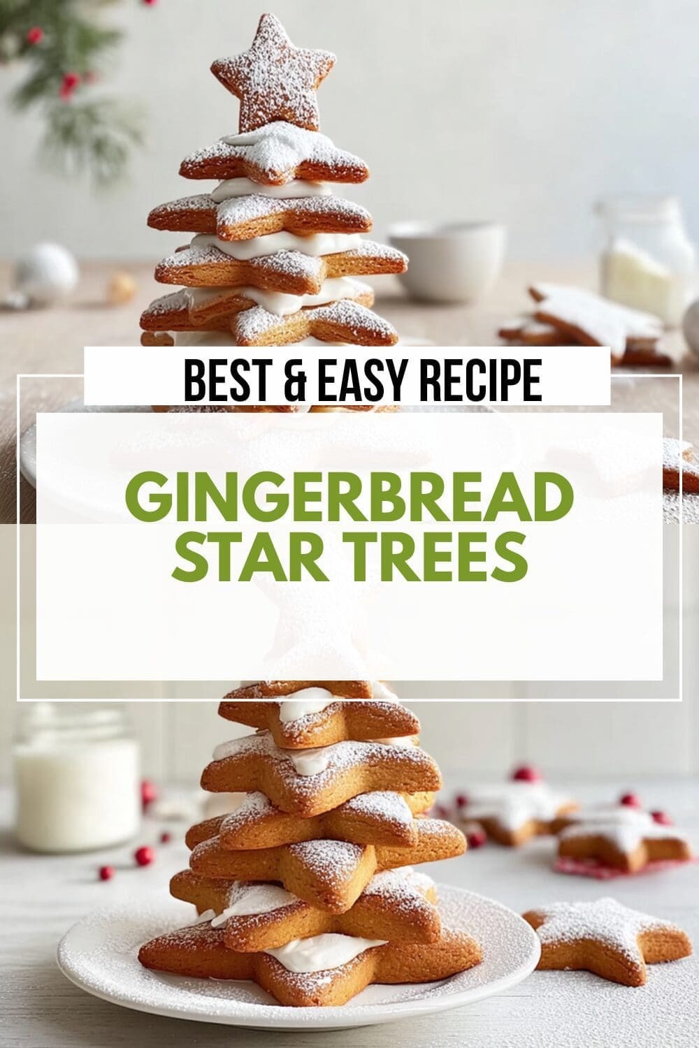 Gingerbread Star Trees