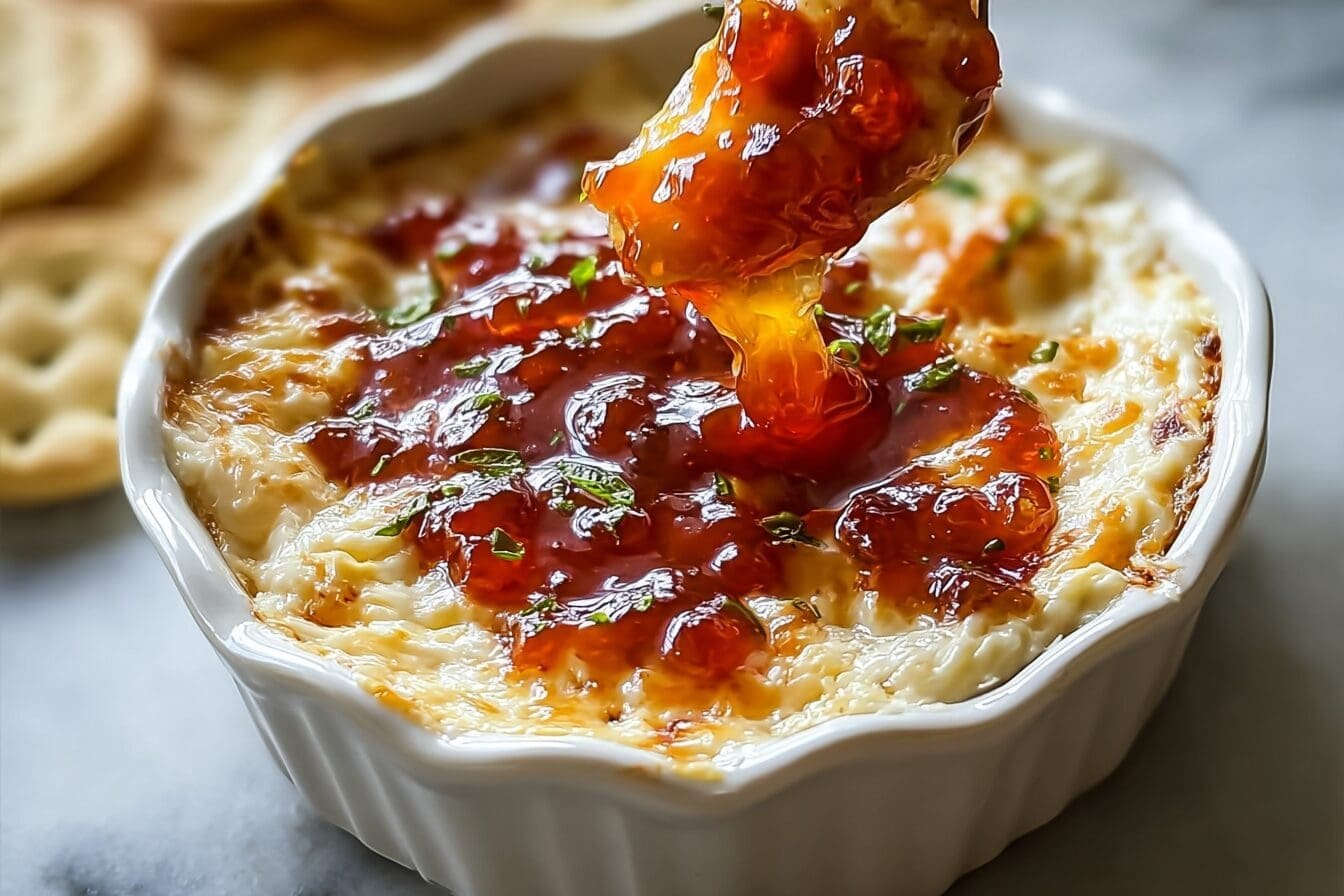 Pepper Jelly Cheese Dip Recipe For A Sweet And Savory Snack 6 Pepper Jelly Cheese Dip
