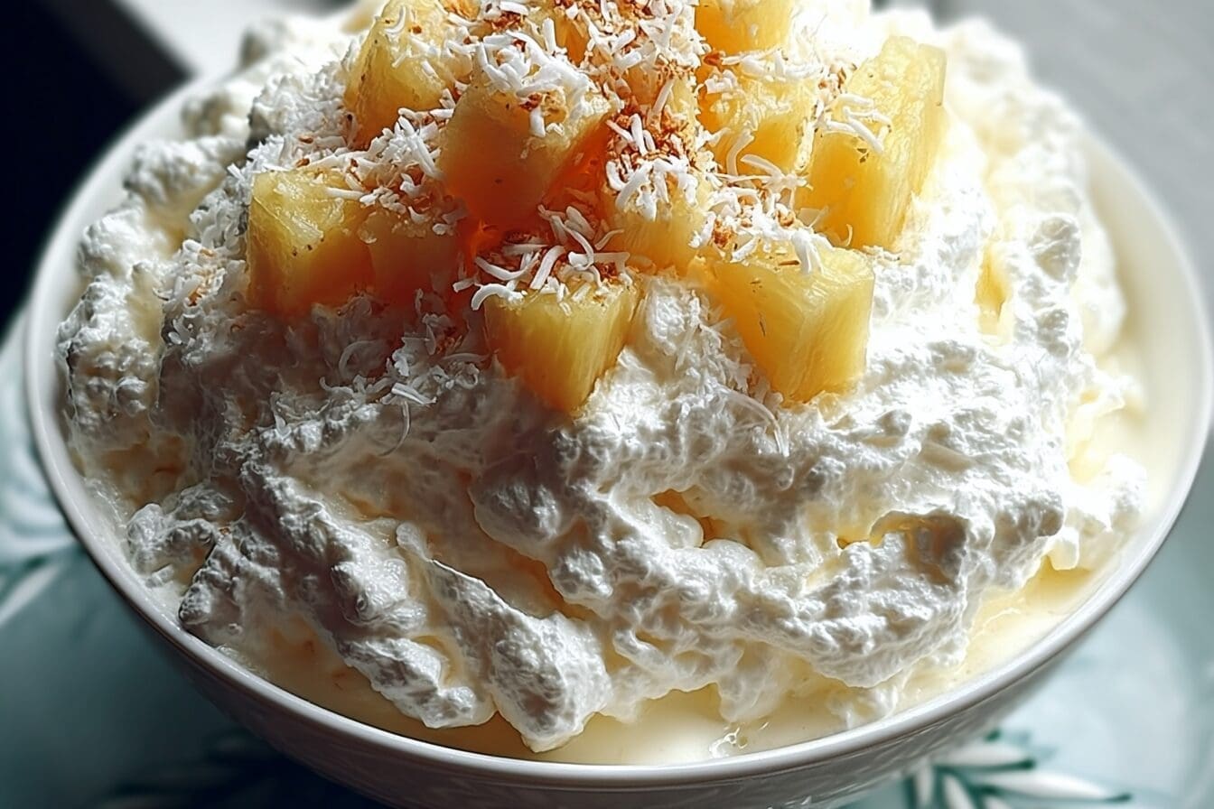 Pineapple Fluff Recipe Creamy And Easy Dessert Classic 6 Pineapple Fluff