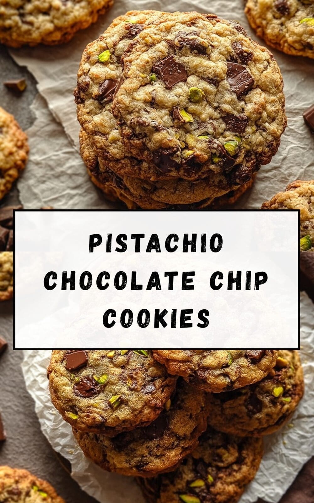 Pistachio Chocolate Chip Cookies