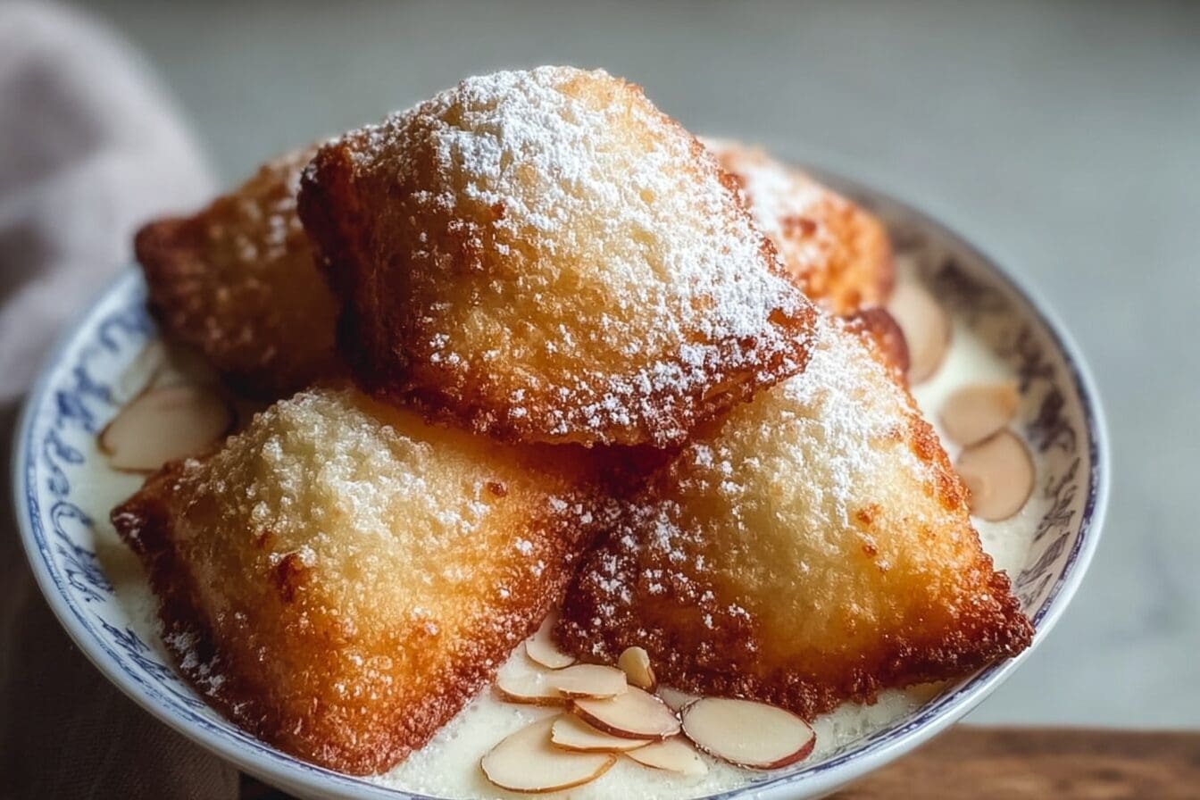 Soft Ricotta Almond Pillows