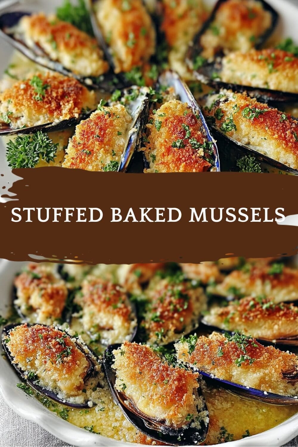 Stuffed Baked Mussels