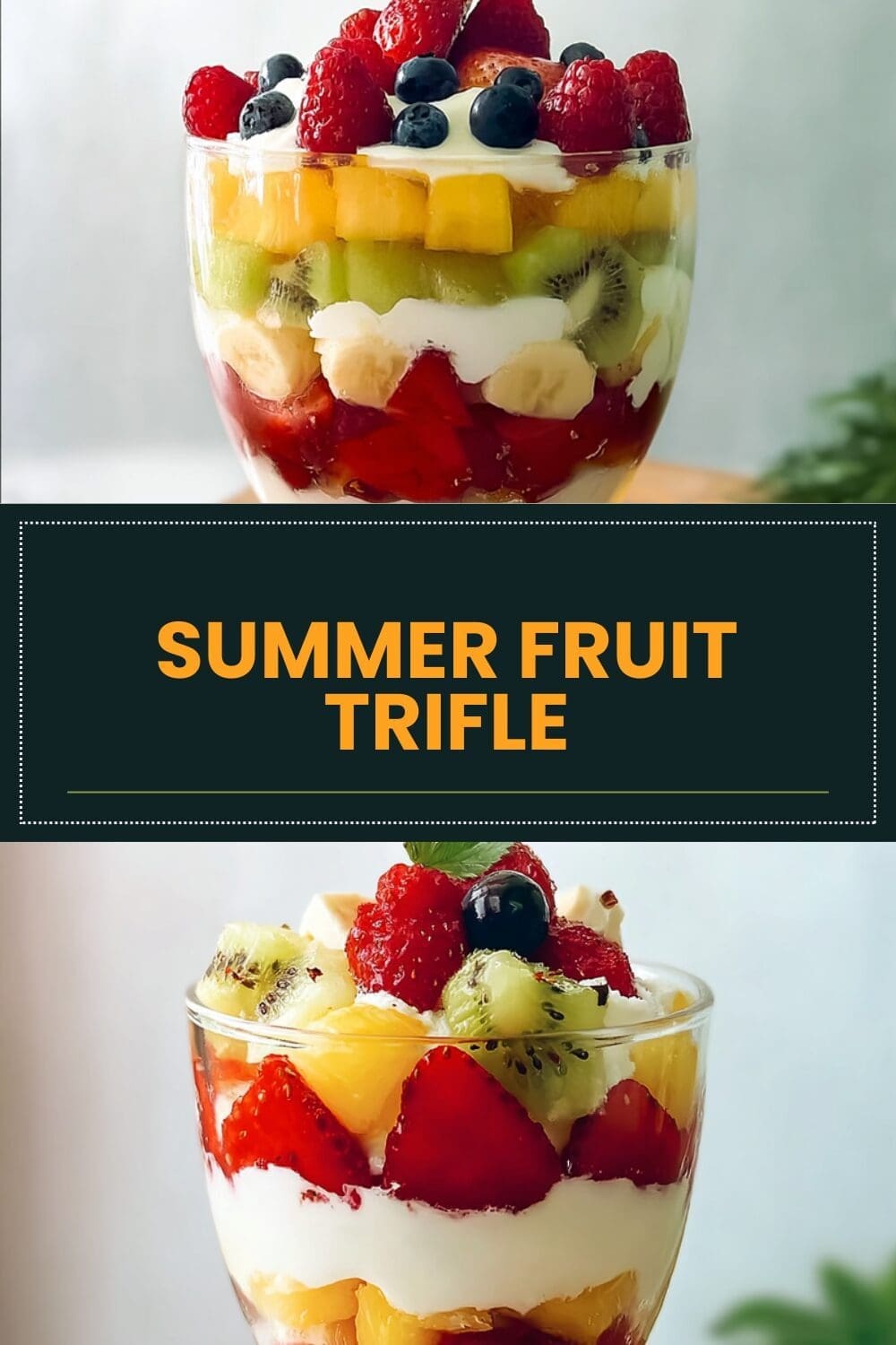Summer Fruit Trifle
