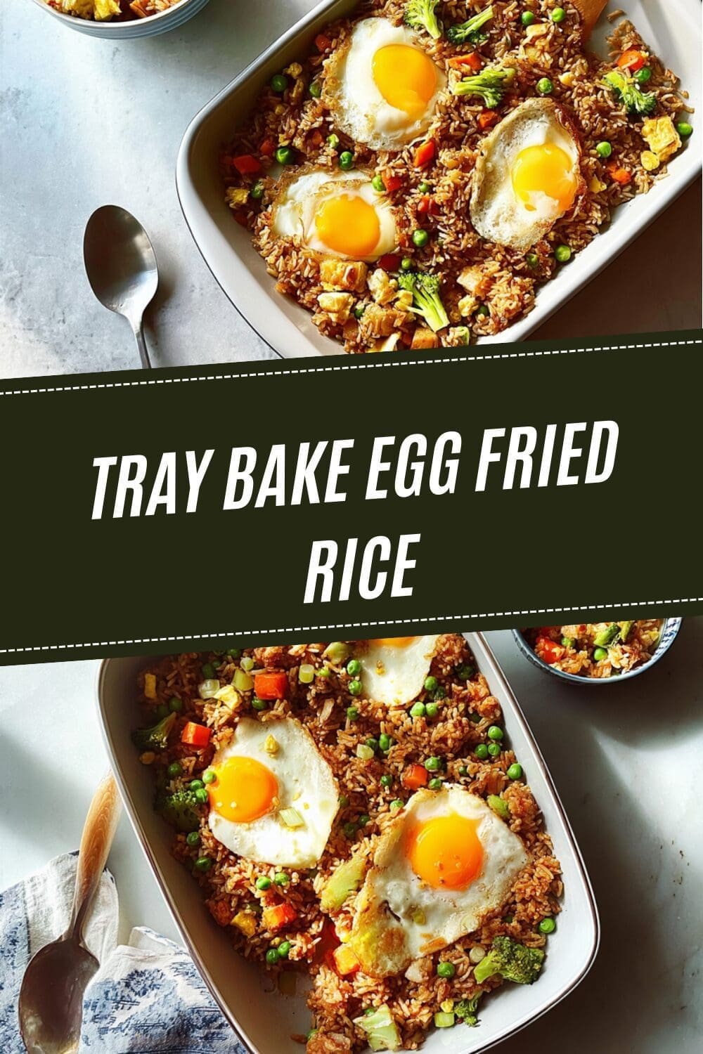 Fried Rice Quick Recipe Dump And Bake For Busy Days 7 Tray Bake Egg Fried Rice