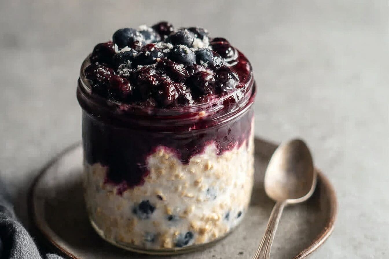 Blueberry Cheesecake Oats
