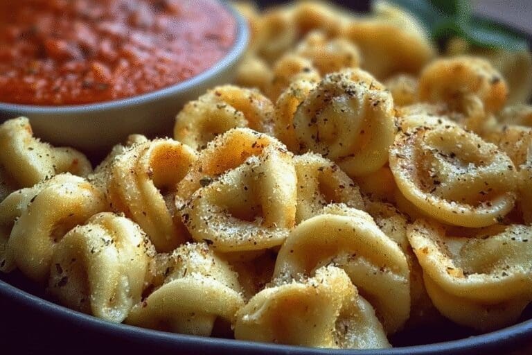 Crispy Parmesan Tortellini Bites Recipe 2 Cheese Tortellini Party Snacks 80.Png