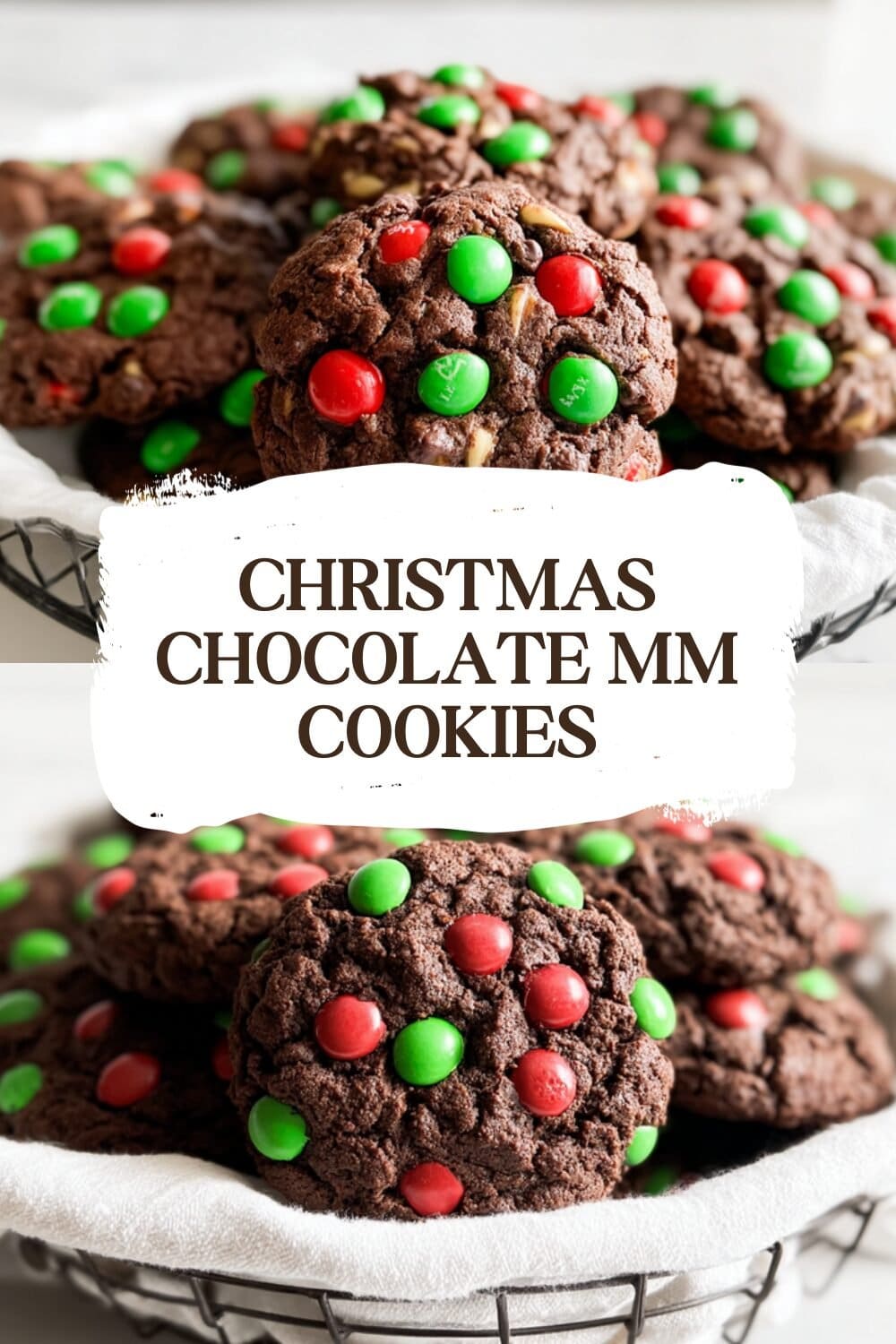 Christmas M&Amp;M Cookies Recipe 7 Christmas Chocolate Mm Cookies