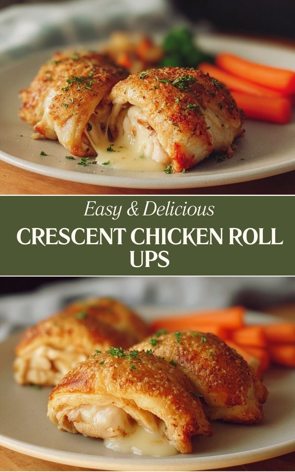 Chicken Roll Ups Recipe Easy Weeknight Dinner 7 Crescent Chicken Roll Ups