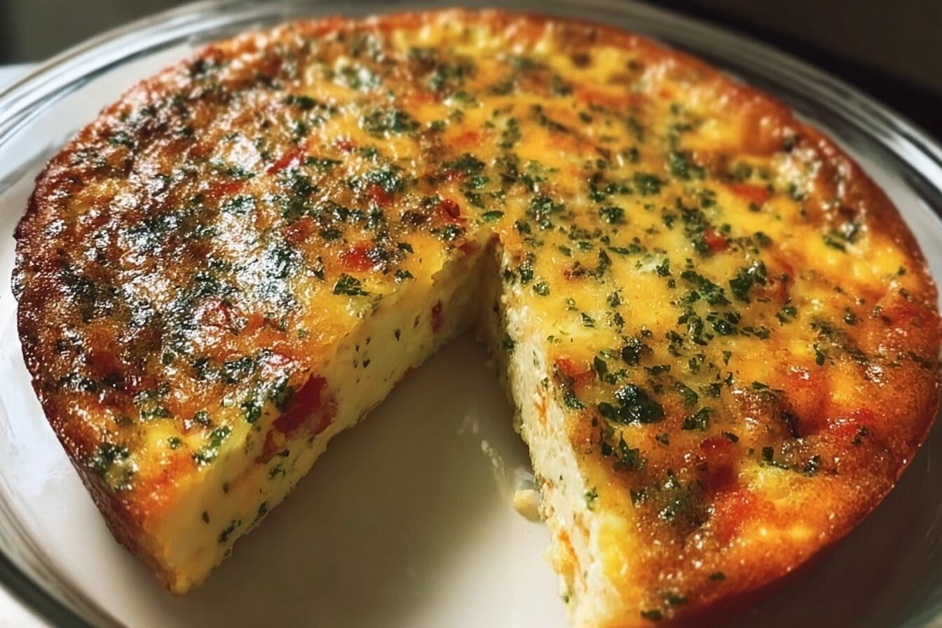 Crustless Egg White Quiche With Spinach And Feta 6 Crustless Egg White Quiche