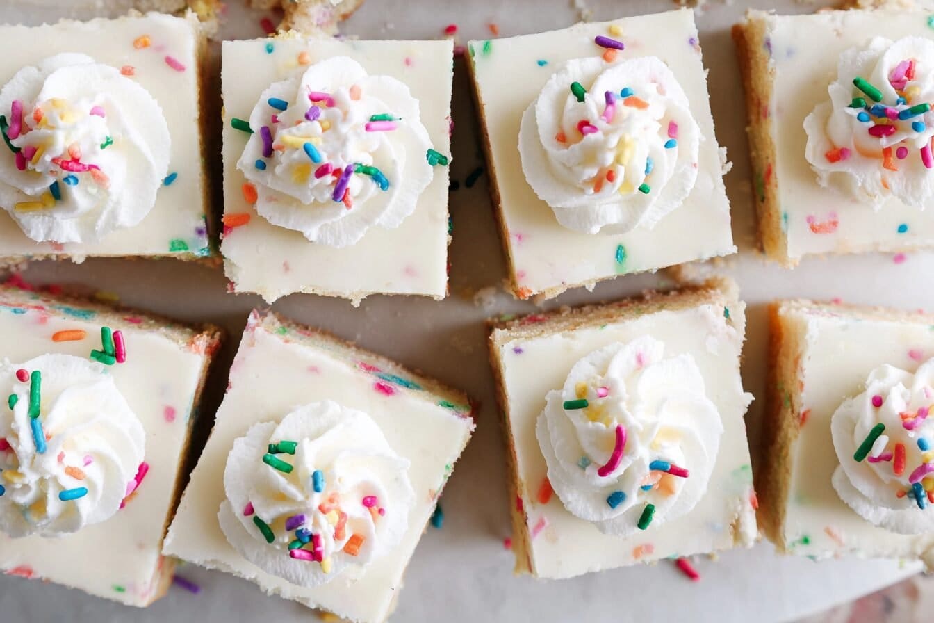 Funfetti Milkshake Cookie Bars