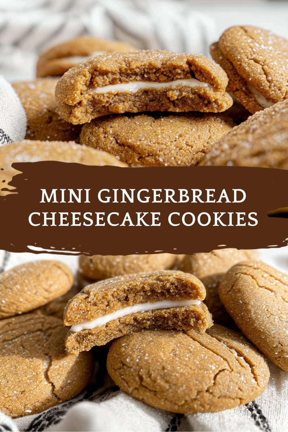 Mini Gingerbread Cheesecake Cookies Recipe 7 Mini Gingerbread Cheesecake Cookies