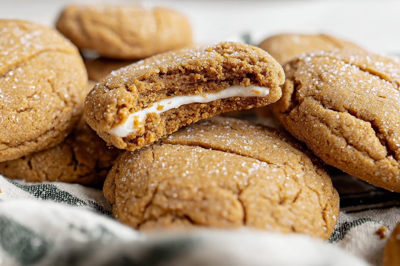 Mini Gingerbread Cheesecake Cookies Recipe 6 Mini Gingerbread Cheesecake Cookies