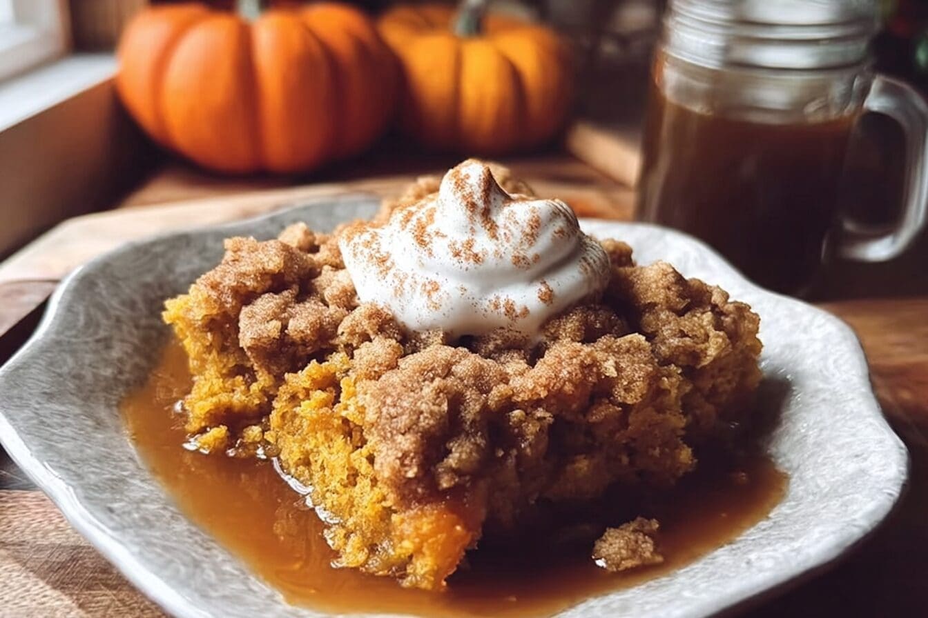Pumpkin Dump Cake