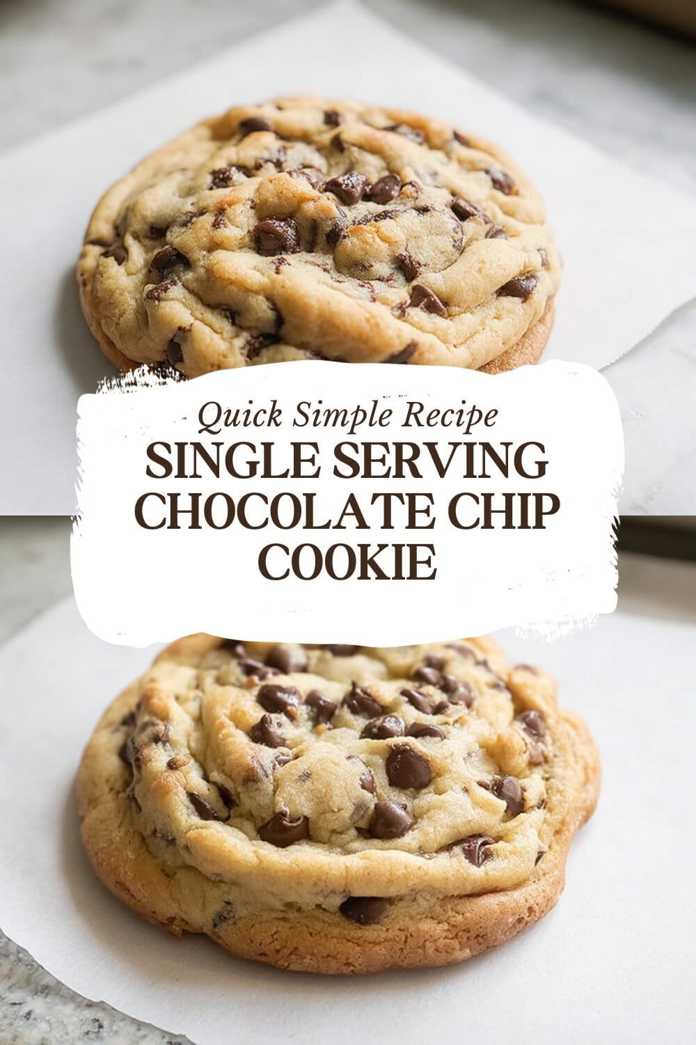 Single Serving Chocolate Chip Cookie