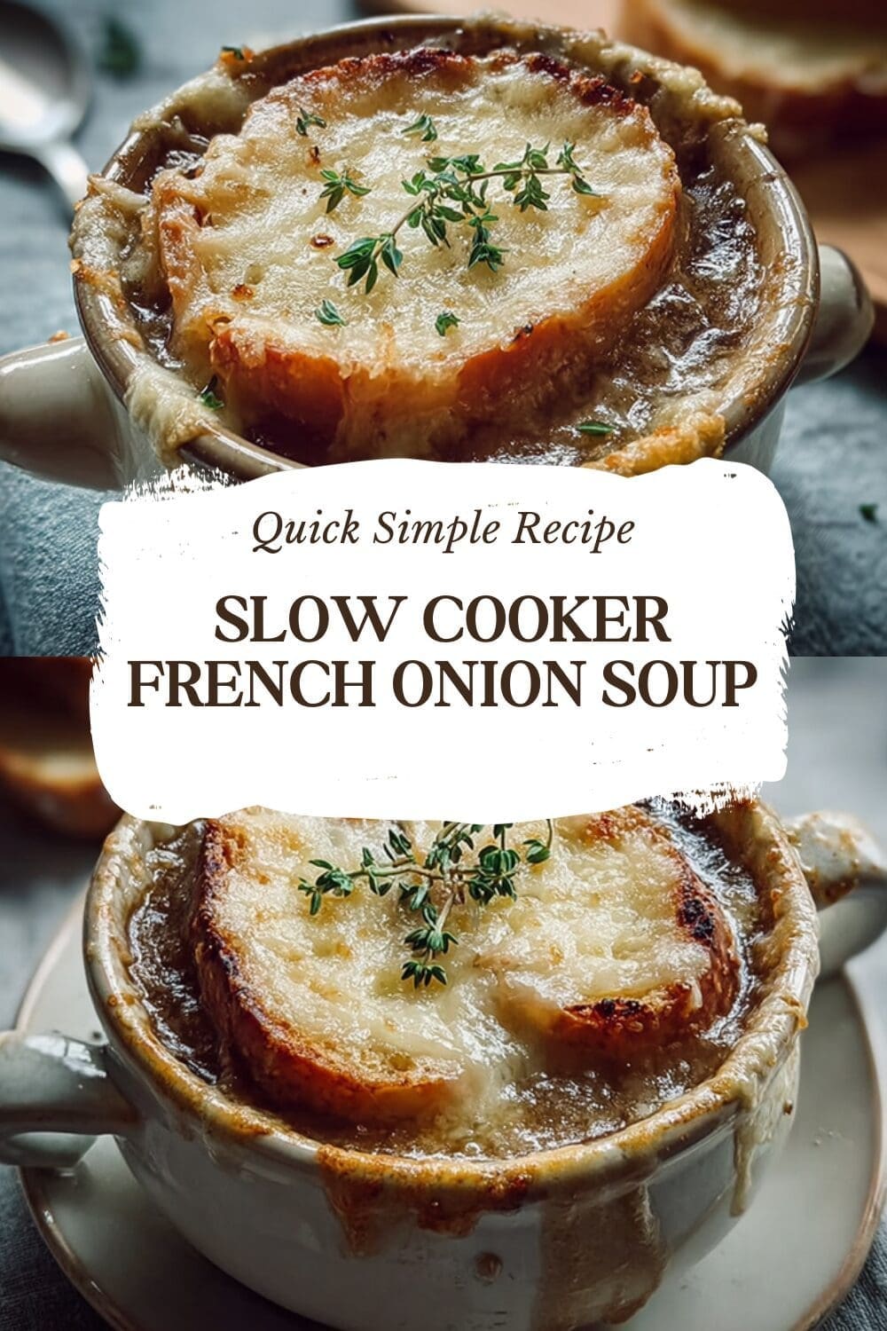 Crockpot French Onion Soup Easy Recipe 7 Slow Cooker French Onion Soup