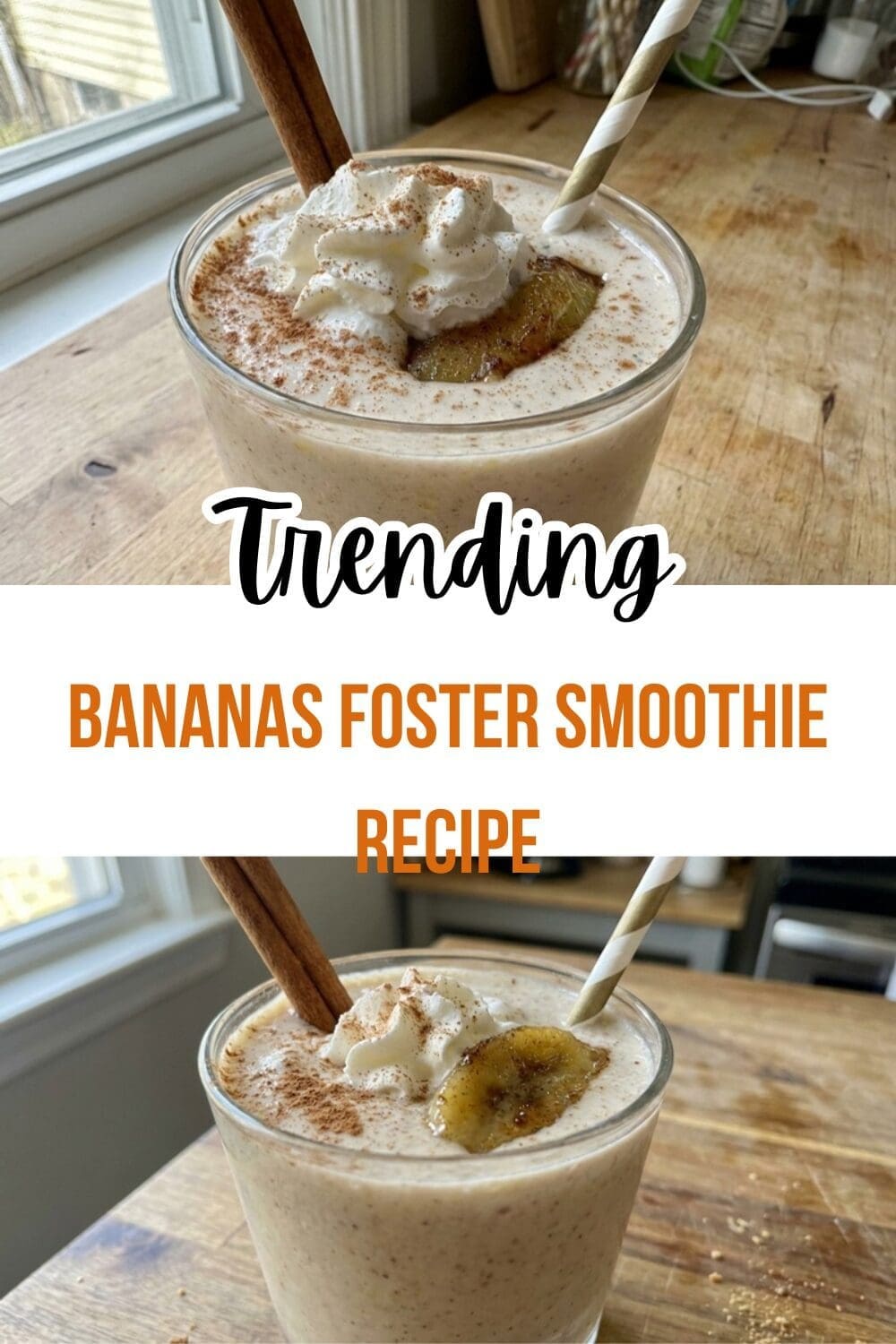 Gut Friendly Bananas Foster Smoothie 4 Bananas Foster Smoothie Recipe