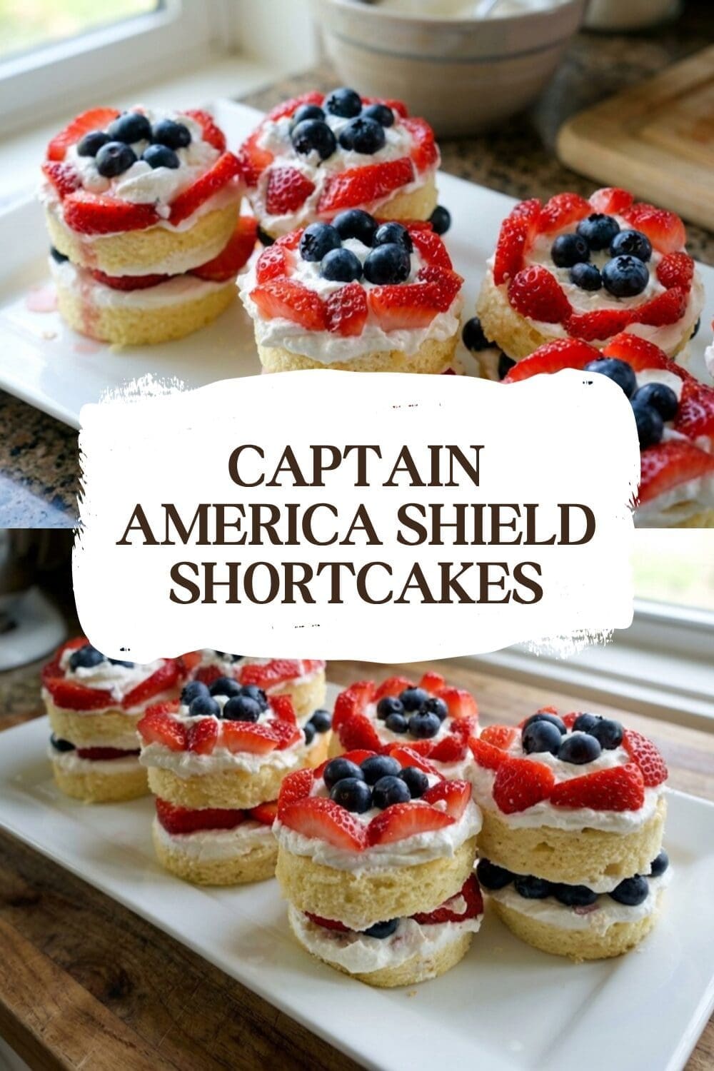 Captain America Shield Shortcakes