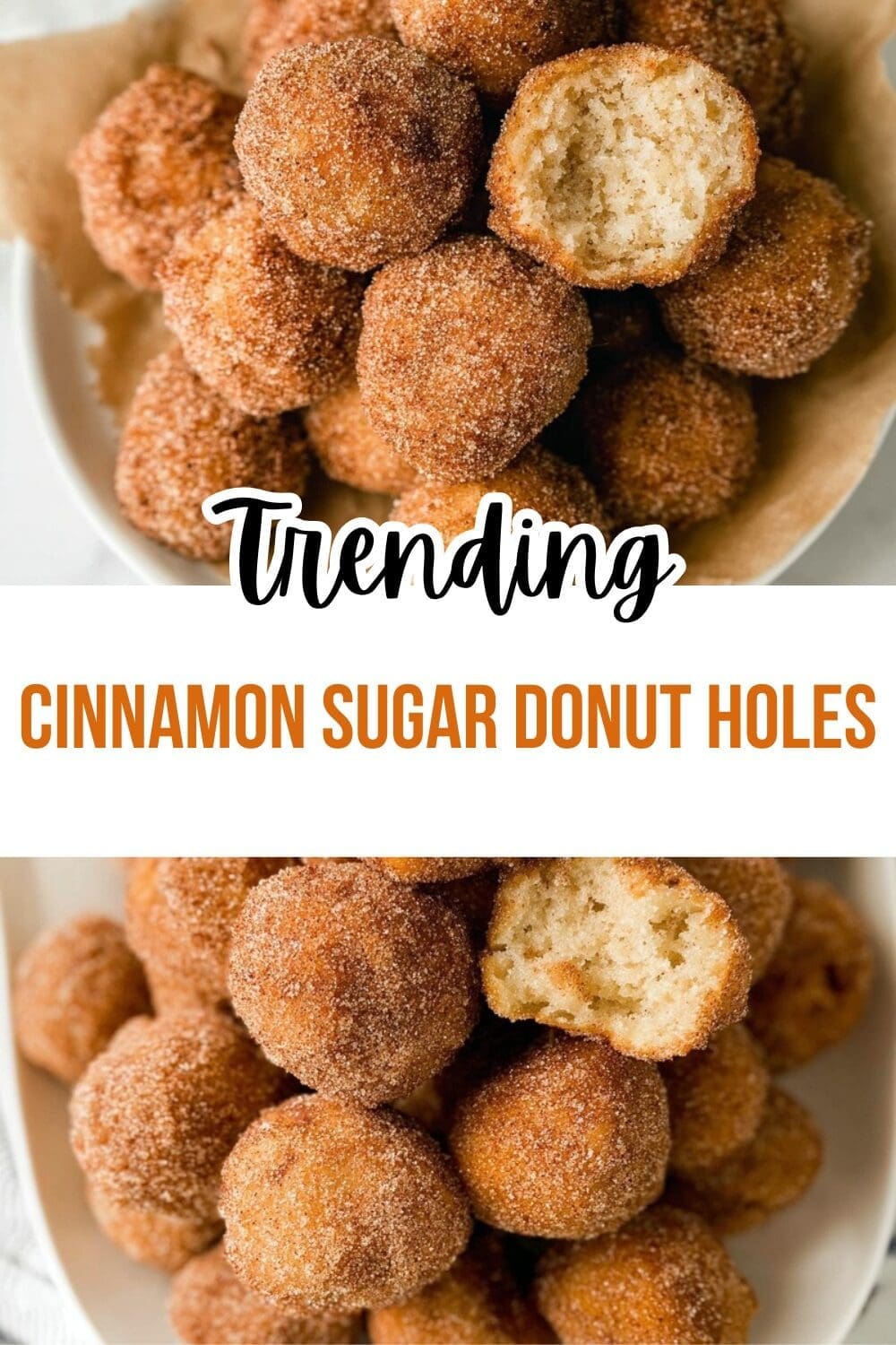 Cinnamon Sugar Donut Holes