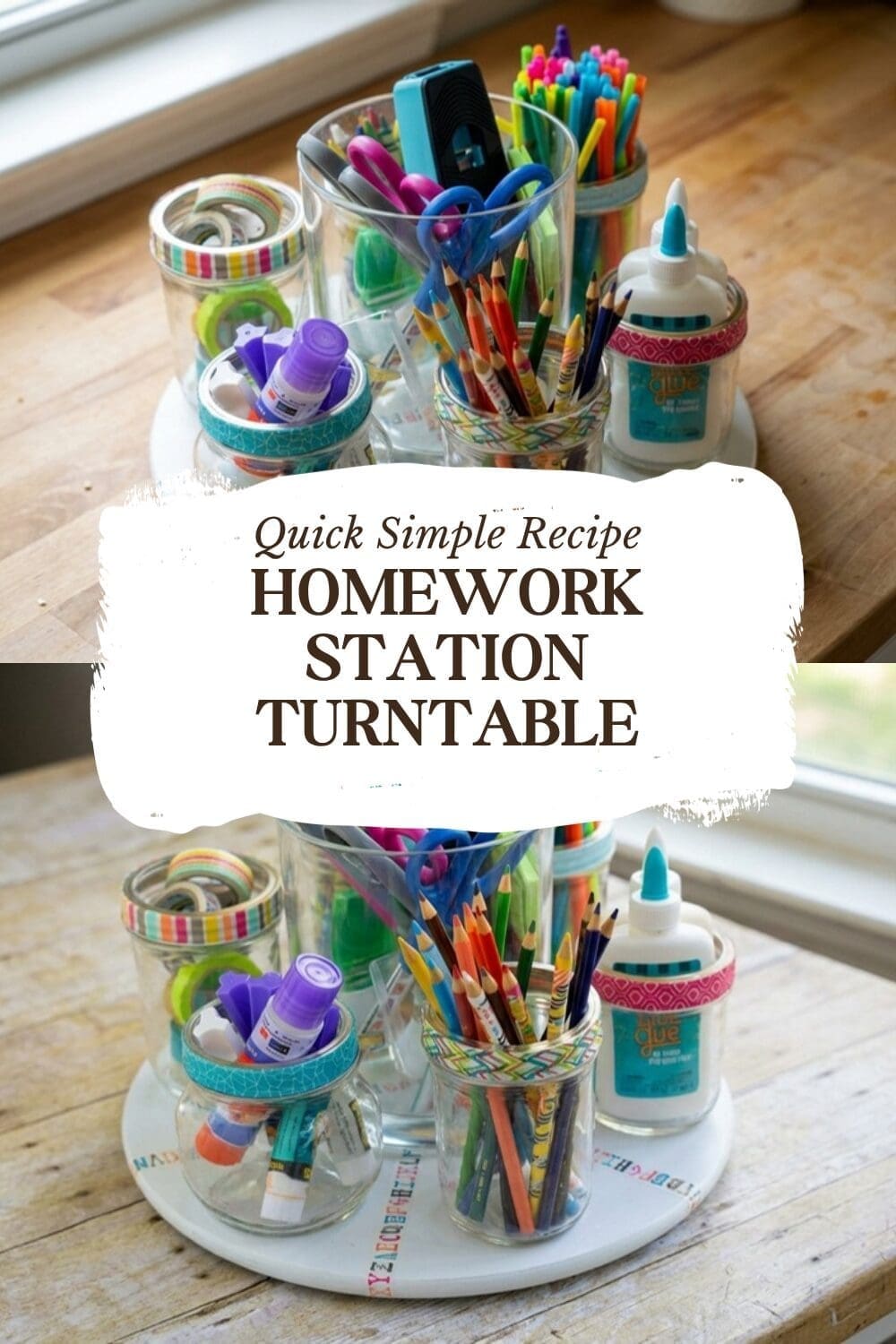 Homework Station Turntable Ideas For Organized Kids Study Space 7 Homework Station Turntable