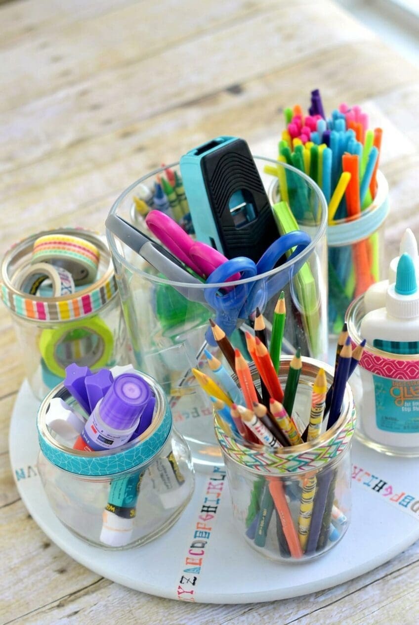 Homework Station Turntable Ideas For Organized Kids Study Space 6 Homework Station Turntable