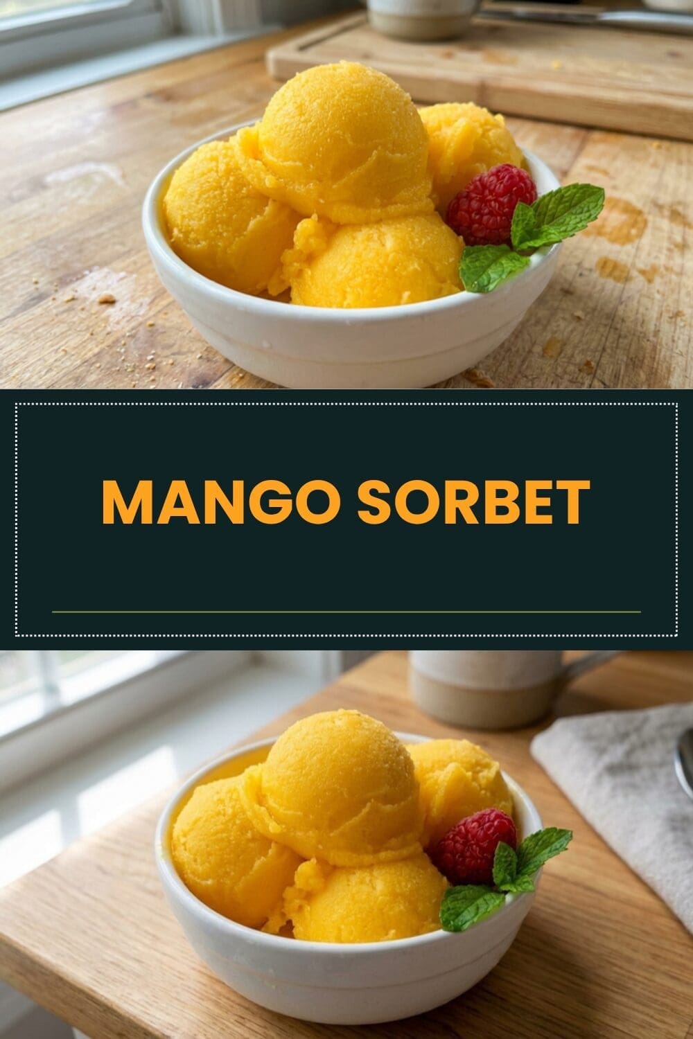 Mango Sorbet Recipe Easy Homemade Refreshing Treat 7 Mango Sorbet