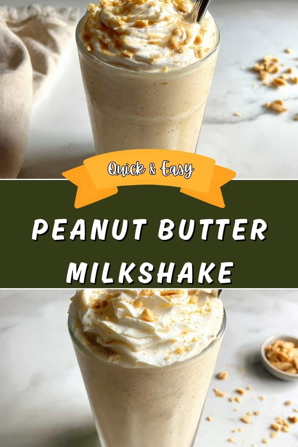 Peanut Butter Milkshakes Recipe Creamy And Quick 7 Peanut Butter Milkshake