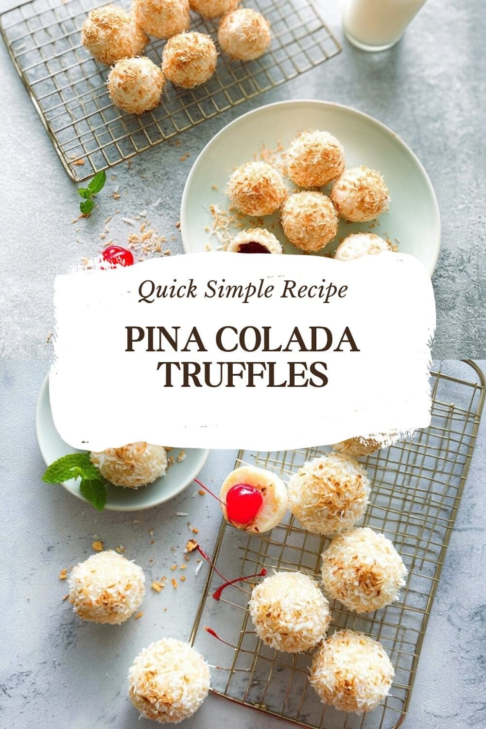 Pina Colada Truffles