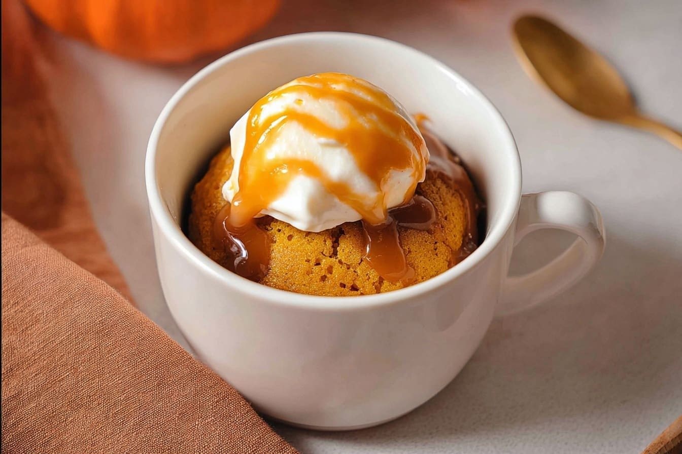 Pumpkin Mug Cake