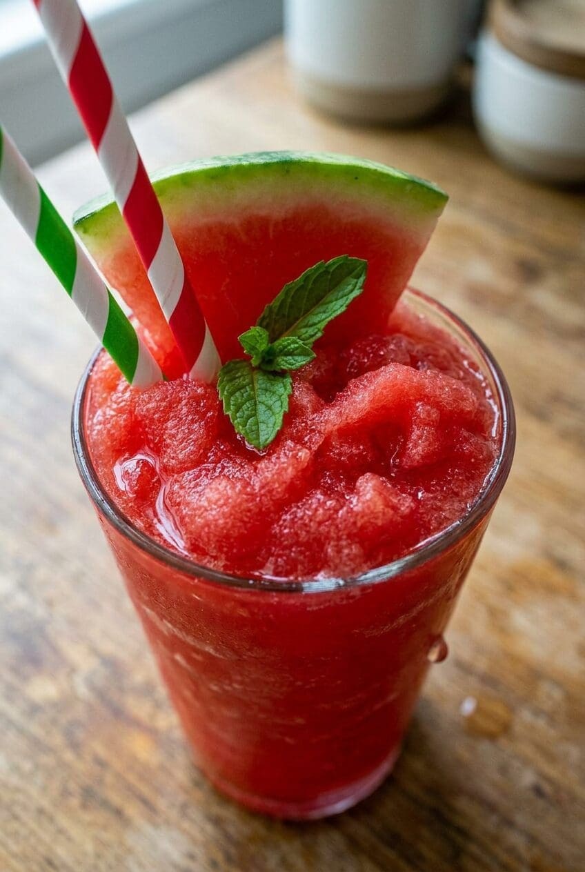 Watermelon Slushie Recipe Refreshing Summer Drink 6 Watermelon Slushie