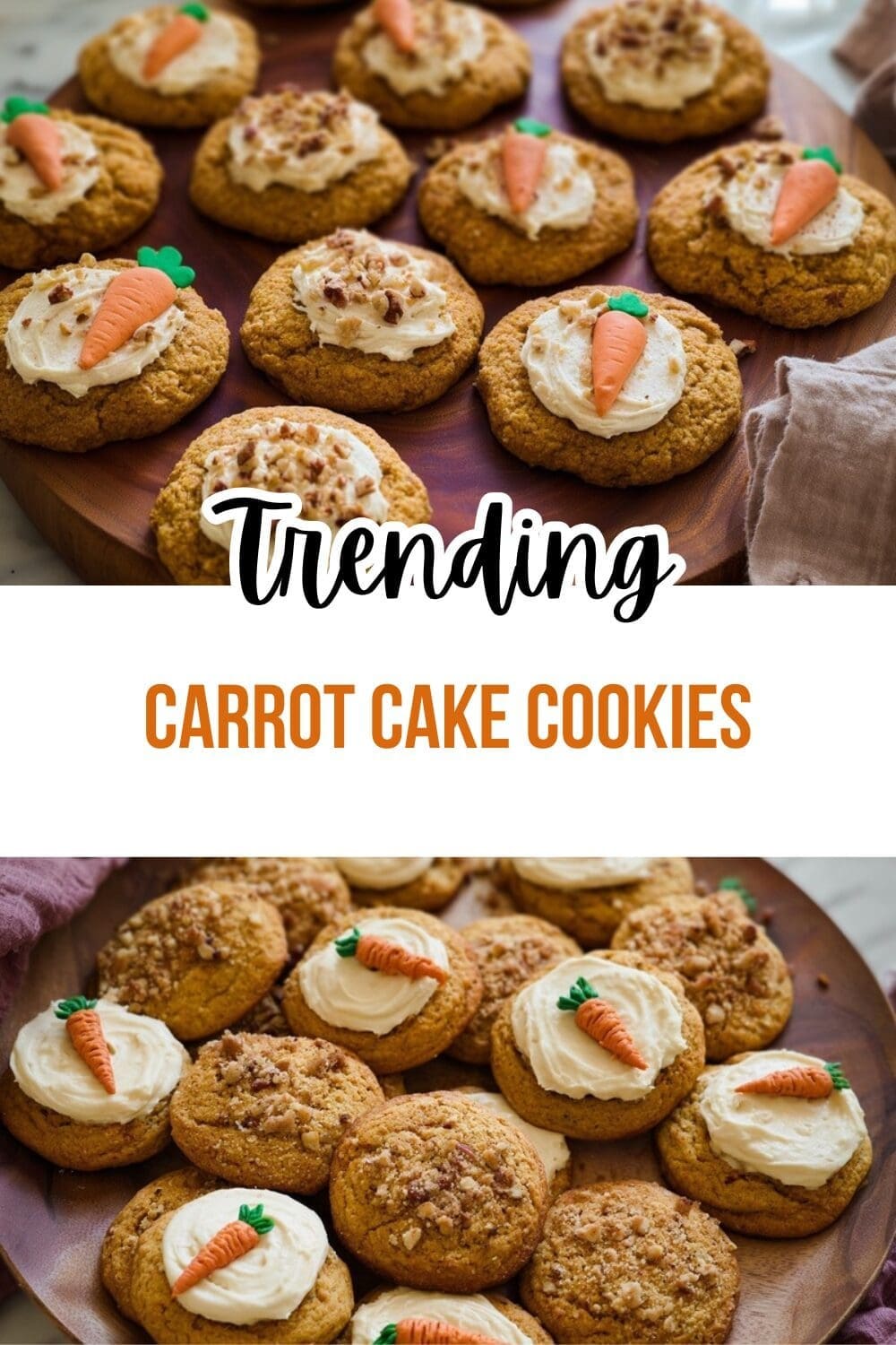 Carrot Cake Cookies Recipe Soft Chewy Cream Cheese Frosting 7 Carrot Cake Cookies