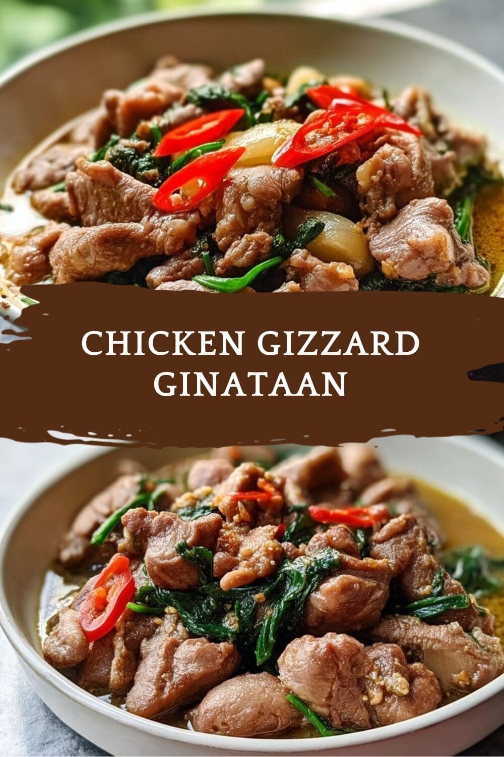 Chicken Gizzard Ginataan Recipe Creamy Filipino Stew 4 Chicken Gizzard Ginataan
