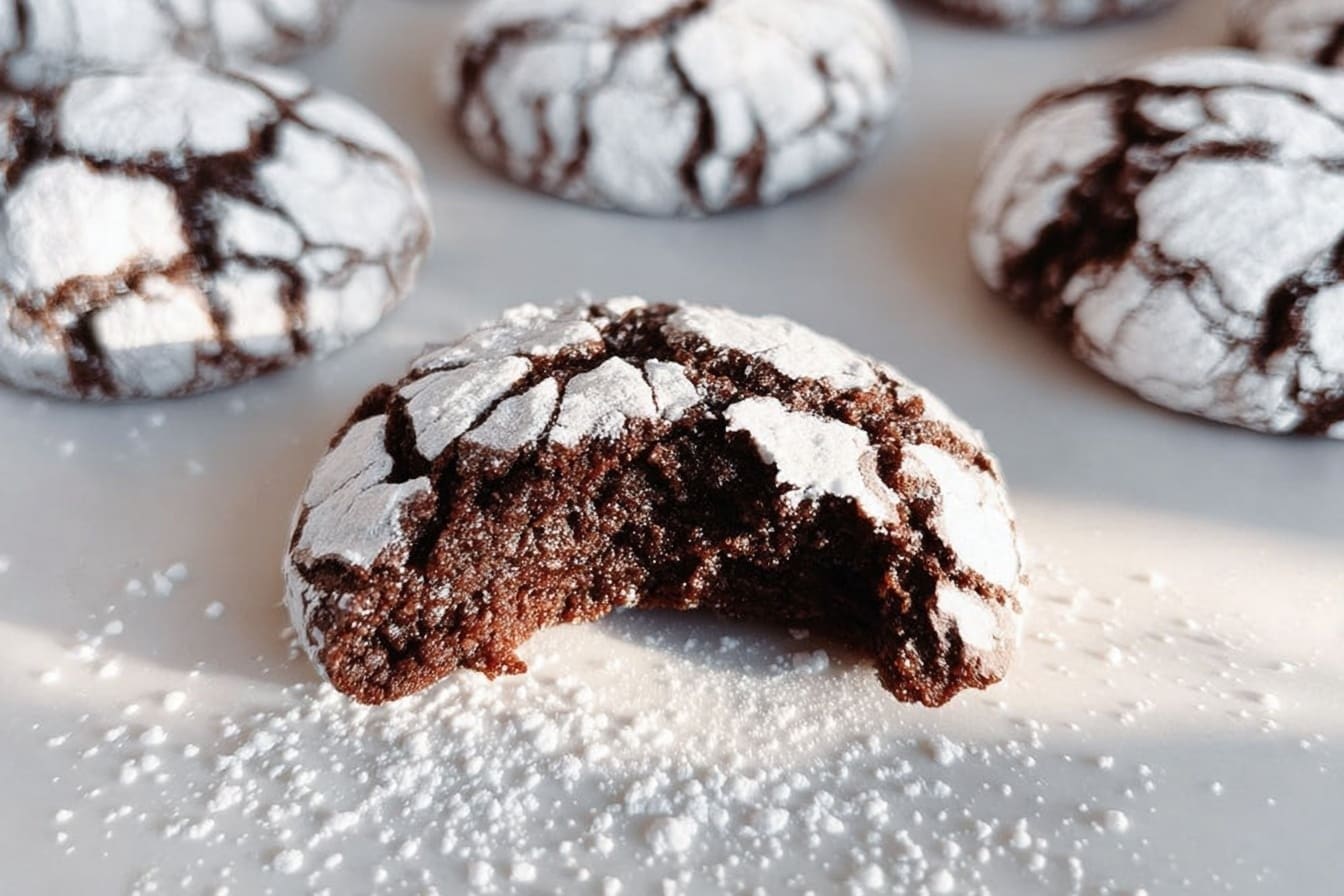 Chocolate Crinkle Cookies
