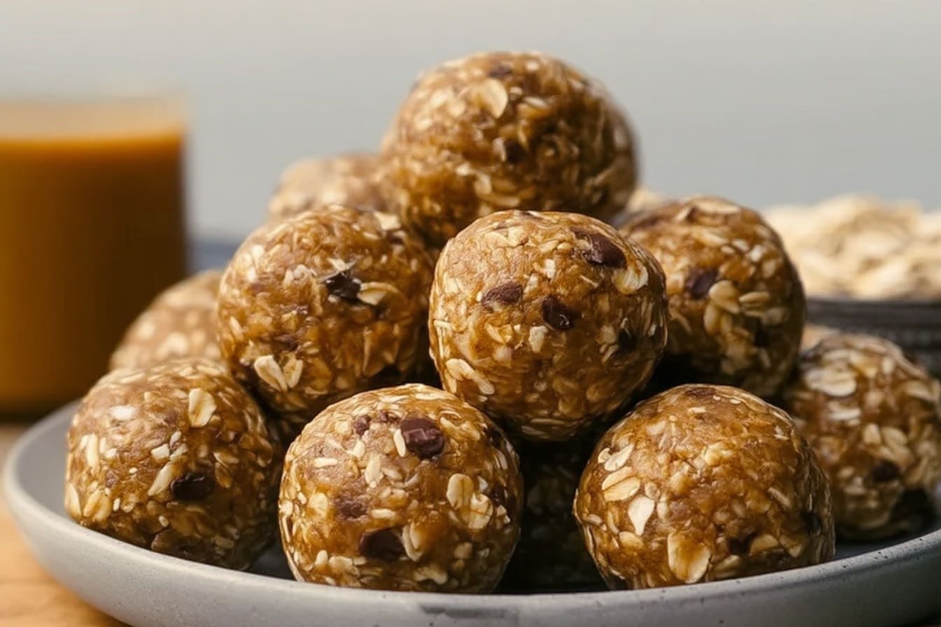 No Bake Energy Bites Quick Healthy Snack Recipe 6 Energy Balls Recipe
