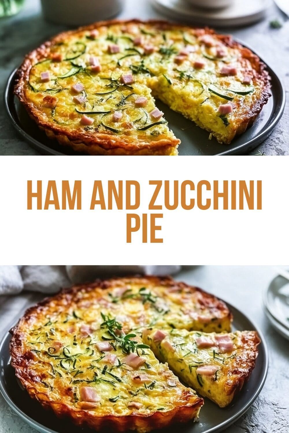 Crustless Ham And Zucchini Quiche Recipe 7 Ham And Zucchini Pie