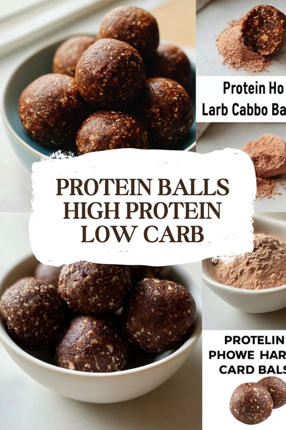 Protein Balls High Protein Low Carb